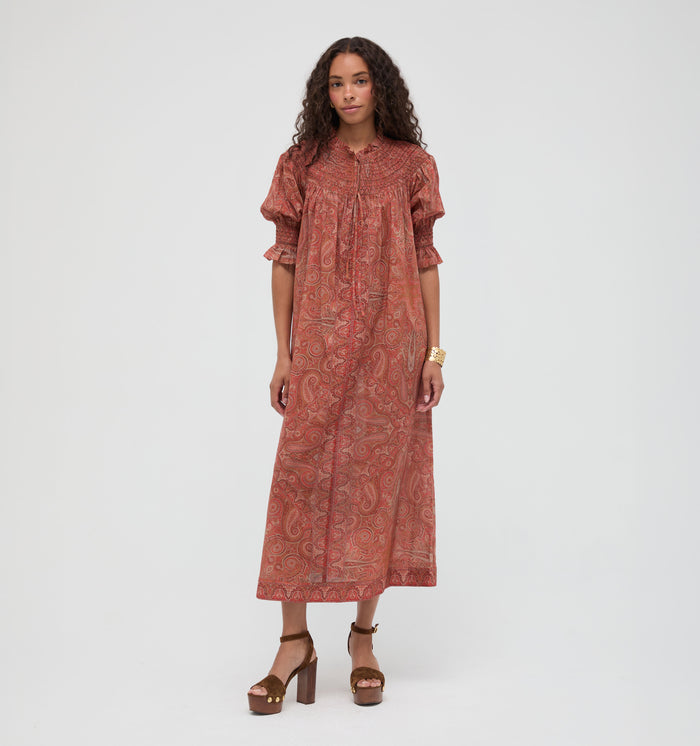 The Zinnia Maxi Dress -  Cypress Paisley