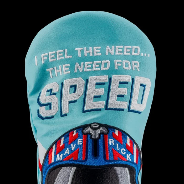 Top Gun golf club headcover close up