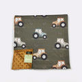 Tractor Fields Baby Blanket