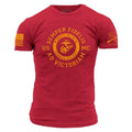 Grunt Style USMC - Toward Victory T-Shirt - Red T-Shirt
