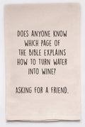 Water into Wine Dish Towel