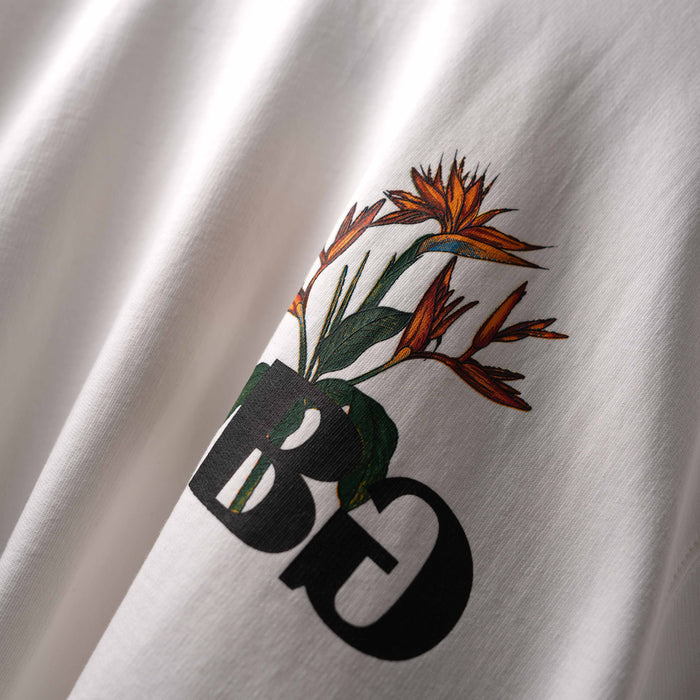 White Bird Of Paradise T-Shirt | Unisex Premium Cotton T-Shirt