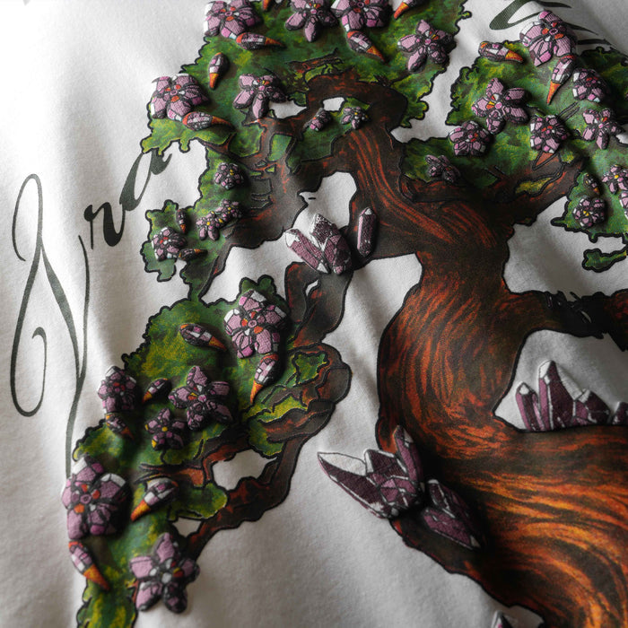 Premium Oversized White Bonsai Relic T-Shirt