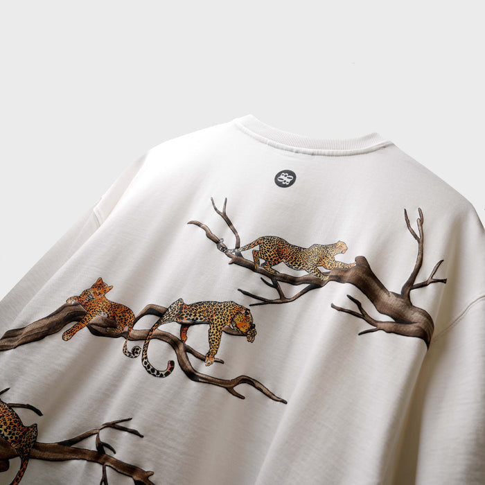 Premium White Fingerprint Oversized T-Shirt