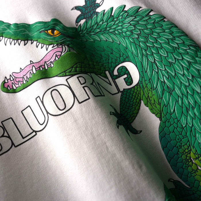 White Gator-Aide Screen Print T-Shirt