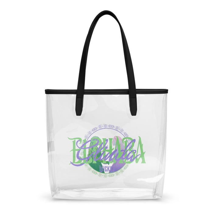 Wicked Clear Tote Bag Because I Knew You front view