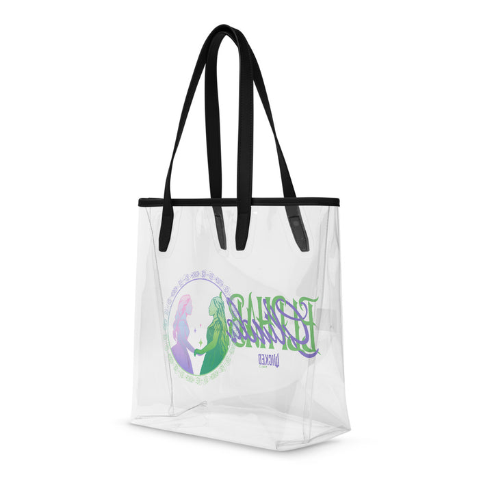 Wicked Clear Tote Bag transparent TPU material detail