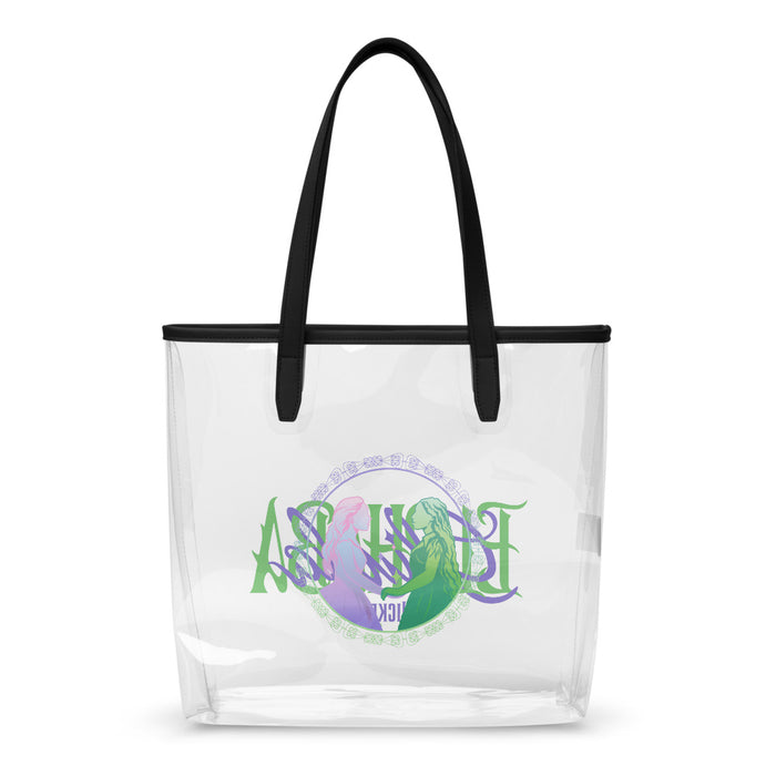 Wicked Because I Knew You clear handbag