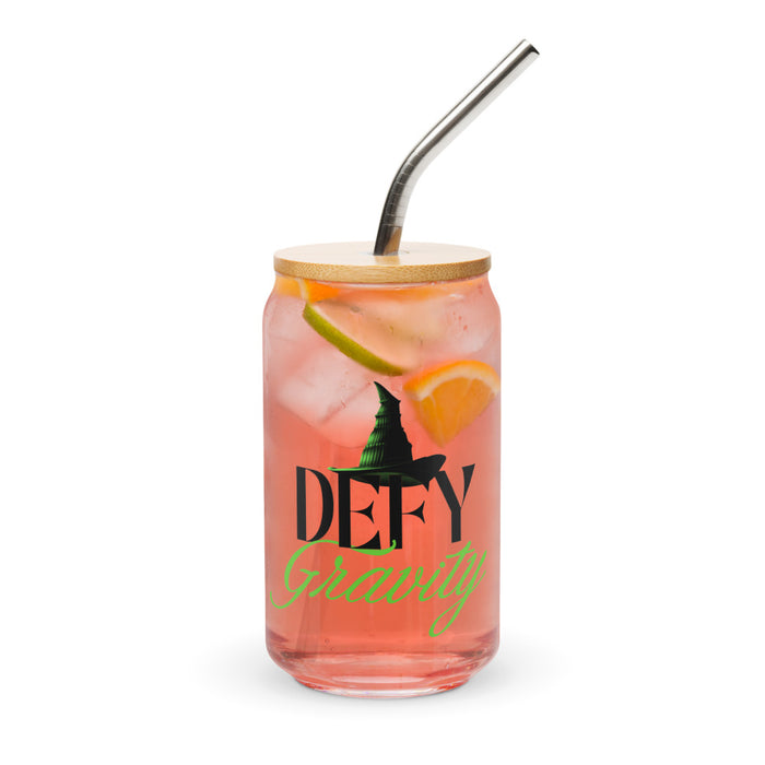 Lifestyle view of the Wicked glass filled with a refreshing beverage on a tabletop