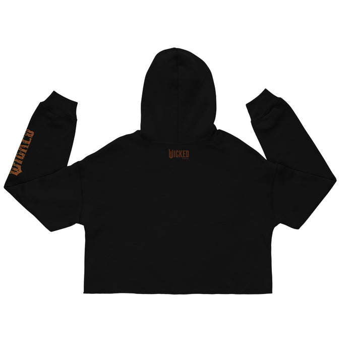 Wicked I Feel Wicked Cropped Hoodie lifestyle shot