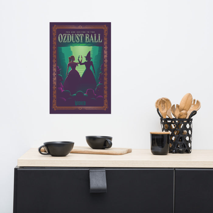 Official Wicked poster featuring the Ozdust Ballroom night club
