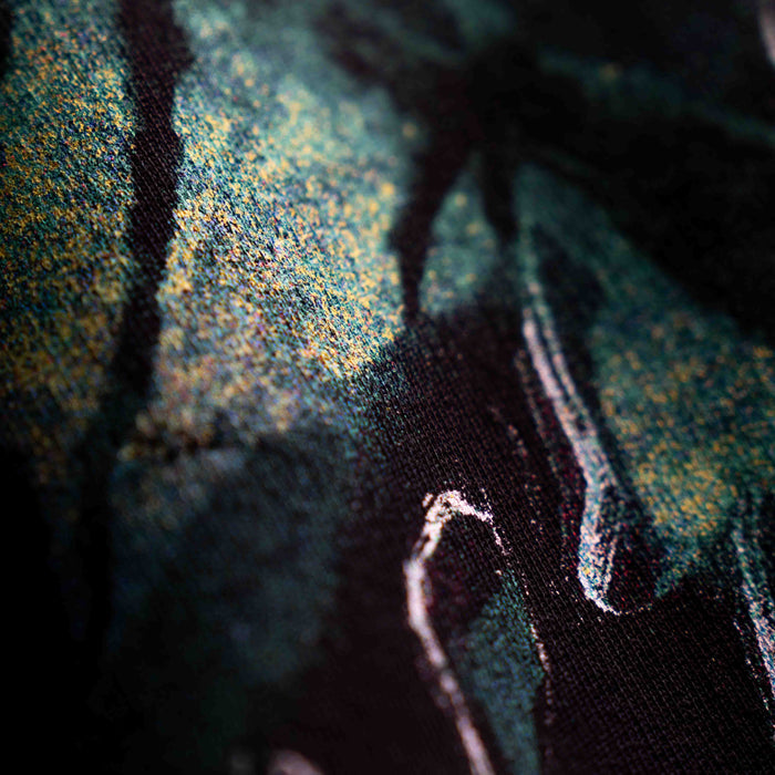 Premium oversized t-shirt Wrath Wings motif with aged distressed aesthetic