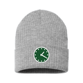 WRIGLEY CLOCK BEANIE. (GREY) - OBVIOUS SHIRTS