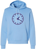 WRIGLEY CLOCK ELECTRIC BLUES. (HOODED SWEATSHIRT) - OBVIOUS SHIRTS